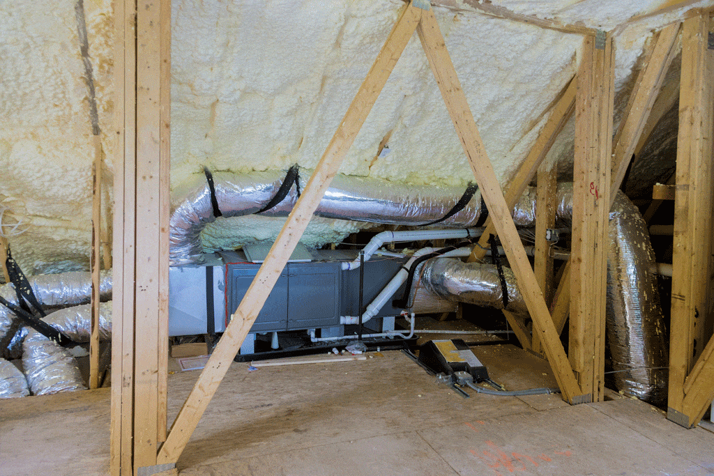 home hvac unit install in attic Residential HVAC Installation phoenix az scottsdale az