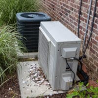 Regular home HVAC air conditioner system, Ductless.