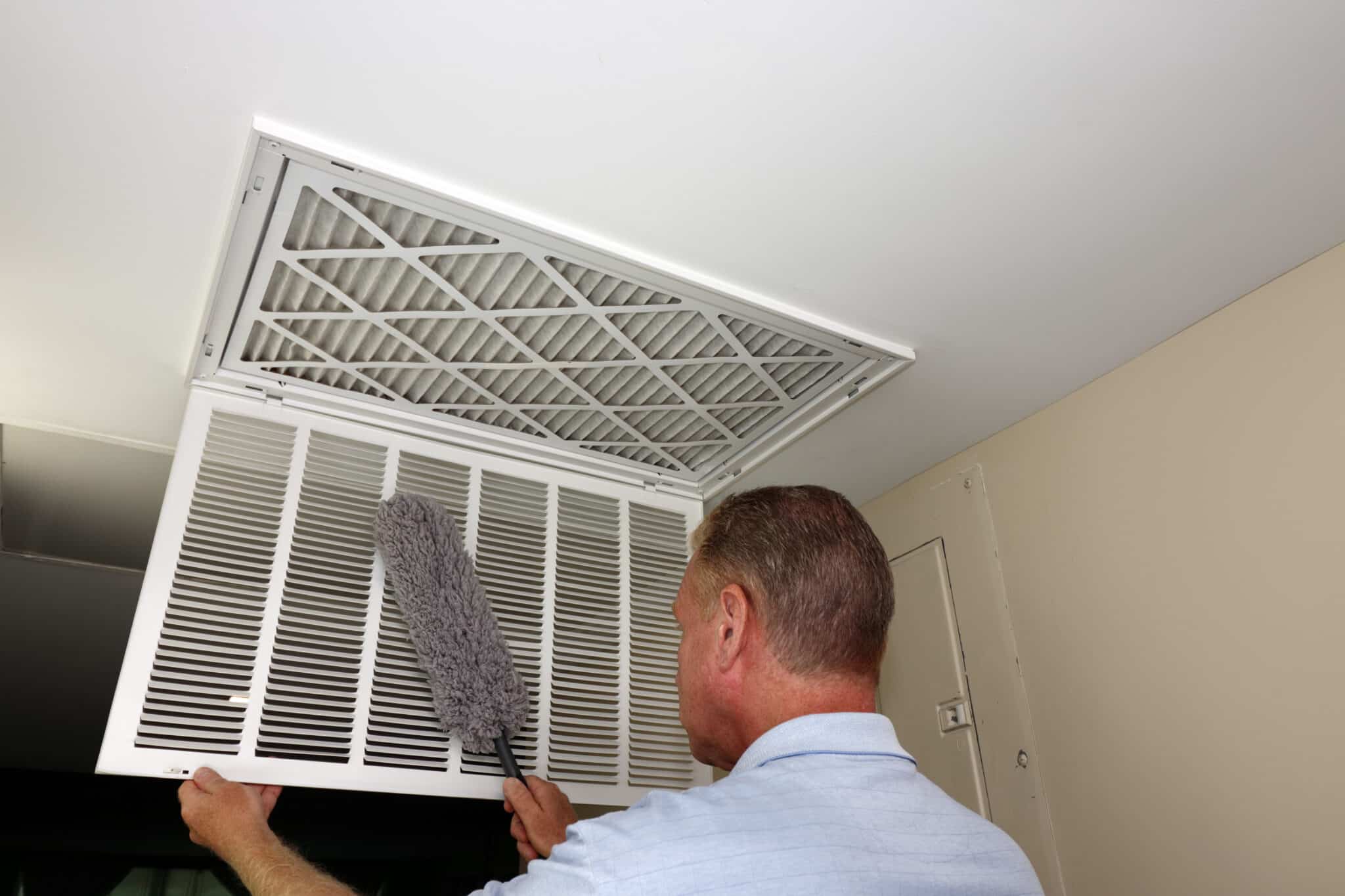 HVAC air vent cleaning.